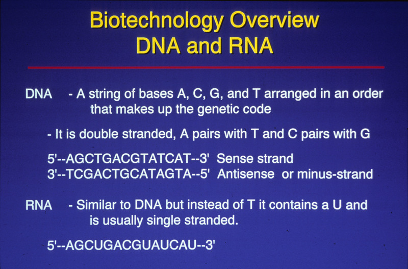 Slides for a presentation on biotechnology for the American Association of Avian Pathologists.