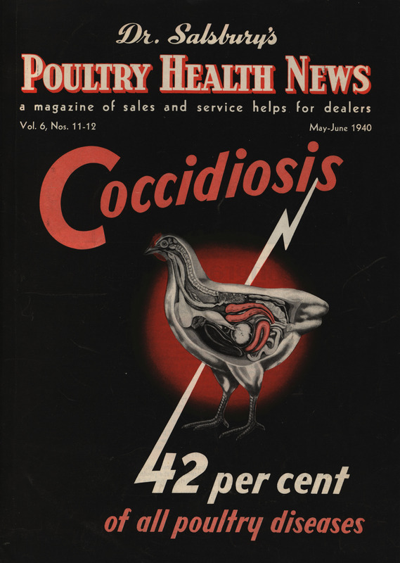 A Periodical gathering articles related to veterinary practice in poultry from May-June 1940.