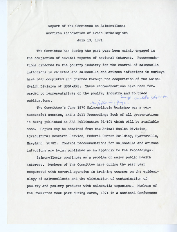Item from a series of AAAP records containing the meeting minutes and annual reports of the Board of Directors, newsletters, reports, financial statements, and copies of the constitution and bylaws.
