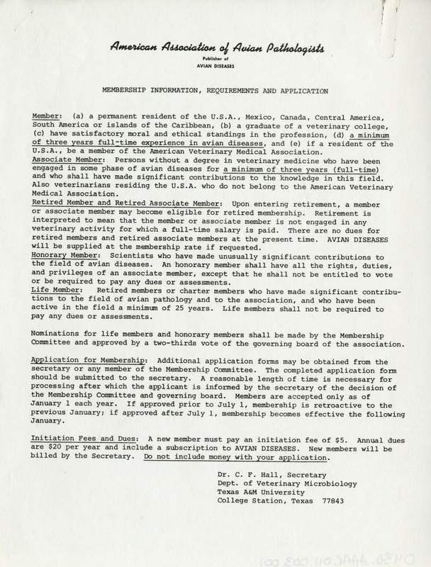 Item from a series of AAAP records containing the meeting minutes and annual reports of the Board of Directors, newsletters, reports, financial statements, and copies of the constitution and bylaws.