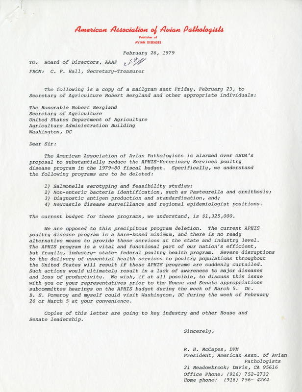 Item from a series of AAAP records containing the meeting minutes and annual reports of the Board of Directors, newsletters, reports, financial statements, and copies of the constitution and bylaws.