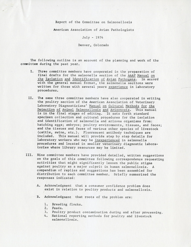 Item from a series of AAAP records containing the meeting minutes and annual reports of the Board of Directors, newsletters, reports, financial statements, and copies of the constitution and bylaws.
