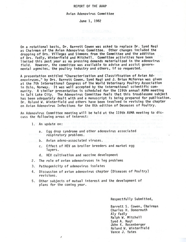 Item from a series of AAAP records containing meeting minutes and annual reports of the Board of Directors, newsletters, reports, financial statements, and copies of the constitution and bylaws.