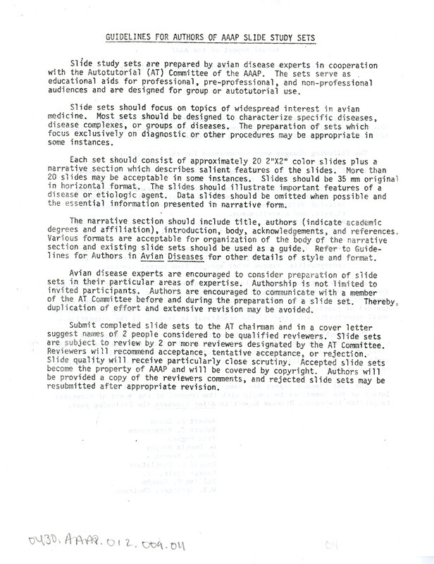 Item from a series of AAAP records containing meeting minutes and annual reports of the Board of Directors, newsletters, reports, financial statements, and copies of the constitution and bylaws.