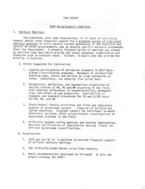 Item from a series of AAAP records containing meeting minutes and annual reports of the Board of Directors, newsletters, reports, financial statements, and copies of the constitution and bylaws.