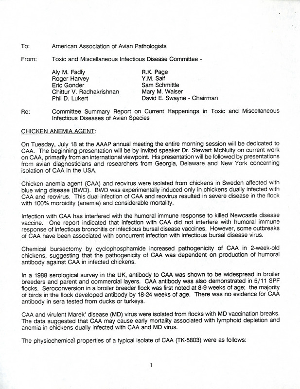 Item from a series of AAAP records containing meeting minutes and annual reports of the Board of Directors, newsletters, reports, financial statements, and copies of the constitution and bylaws.