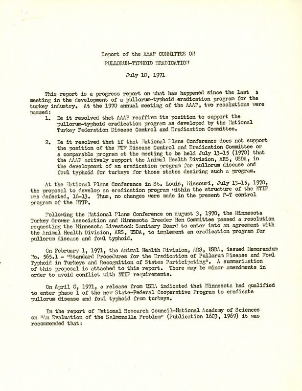 Item from a series of AAAP records containing meeting minutes and annual reports of the Board of Directors, newsletters, reports, financial statements, and copies of the constitution and bylaws.