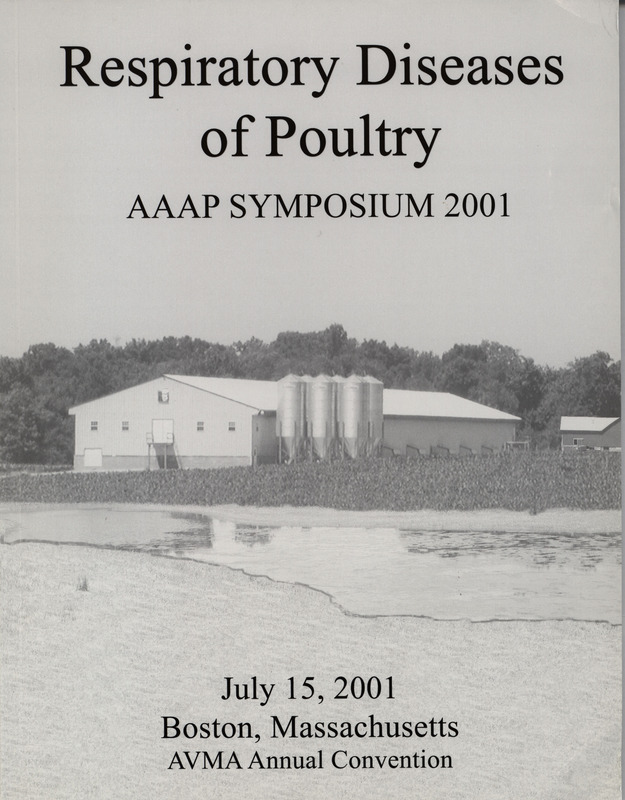 Schedule and accompanying essay for a symposium on respiratory diseases of poultry held in Boston, Massachusetts on July 15, 2001. The symposium "was designed to review the current and clinical and research status of important respiratory diseases in poultry.".
