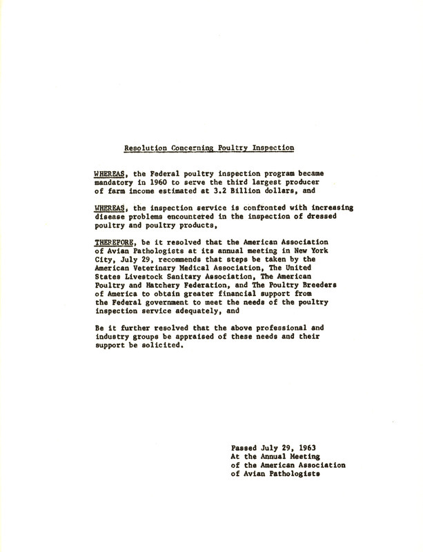 Item from a series of AAAP records containing committee member assignments, membership committee interest surveys, committee reports and correspondence that reflect the varied interests of the Association.