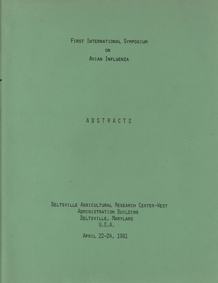 Abstracts for papers presented at the 1981 international symposium on avian influenza.