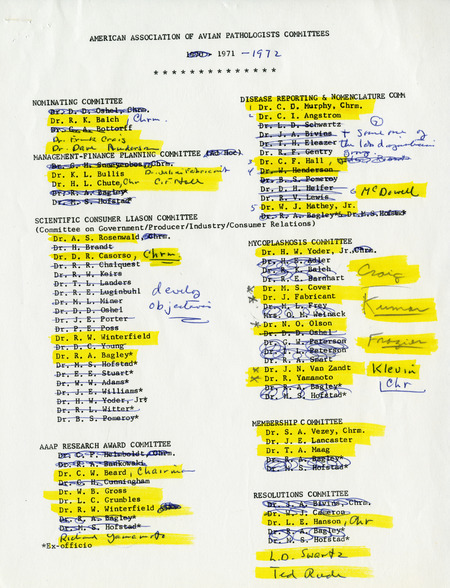 Item from a series of AAAP records containing the meeting minutes and annual reports of the Board of Directors, newsletters, reports, financial statements, and copies of the constitution and bylaws.