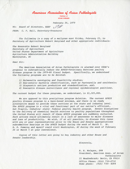 Item from a series of AAAP records containing the meeting minutes and annual reports of the Board of Directors, newsletters, reports, financial statements, and copies of the constitution and bylaws.