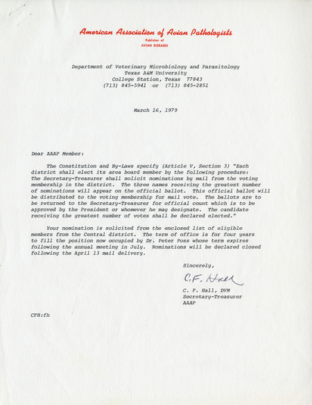 Item from a series of AAAP records containing the meeting minutes and annual reports of the Board of Directors, newsletters, reports, financial statements, and copies of the constitution and bylaws.
