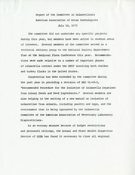 Item from a series of AAAP records containing the meeting minutes and annual reports of the Board of Directors, newsletters, reports, financial statements, and copies of the constitution and bylaws.