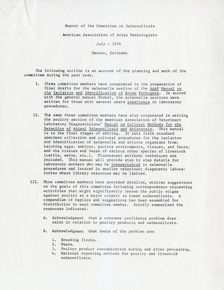 Item from a series of AAAP records containing the meeting minutes and annual reports of the Board of Directors, newsletters, reports, financial statements, and copies of the constitution and bylaws.