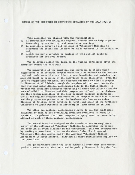 Item from a series of AAAP records containing the meeting minutes and annual reports of the Board of Directors, newsletters, reports, financial statements, and copies of the constitution and bylaws.