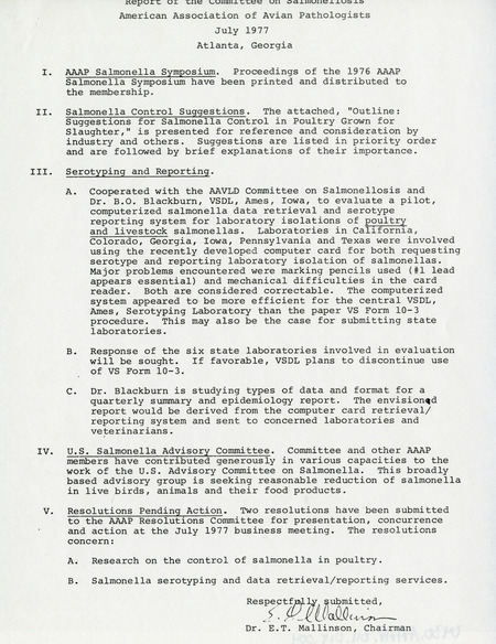 Item from a series of AAAP records containing the meeting minutes and annual reports of the Board of Directors, newsletters, reports, financial statements, and copies of the constitution and bylaws.