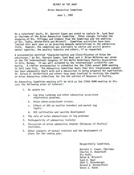 Item from a series of AAAP records containing meeting minutes and annual reports of the Board of Directors, newsletters, reports, financial statements, and copies of the constitution and bylaws.