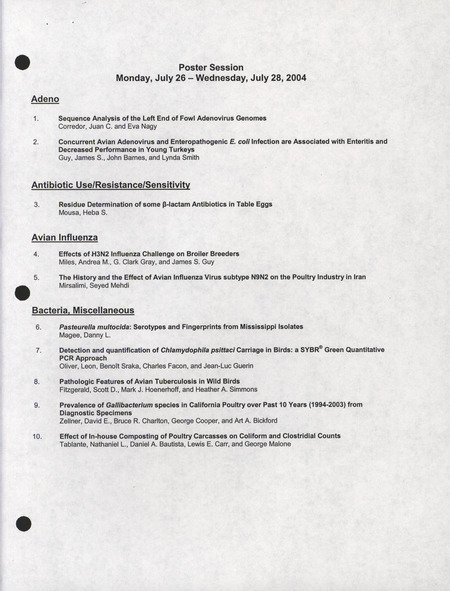 Item from a series of AAAP records containing symposia files consisting of speaker invitations, registration information, presentation topics, and proceedings.