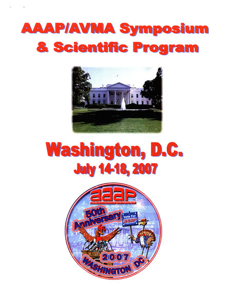 Item from a series of AAAP records containing symposia files consisting of speaker invitations, registration information, presentation topics, and proceedings.