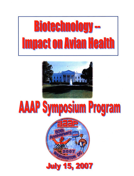 Item from a series of AAAP records containing symposia files consisting of speaker invitations, registration information, presentation topics, and proceedings.
