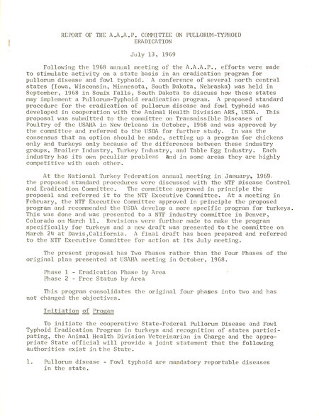 Item from a series of AAAP records containing committee member assignments, membership committee interest surveys, committee reports and correspondence that reflect the varied interests of the Association.