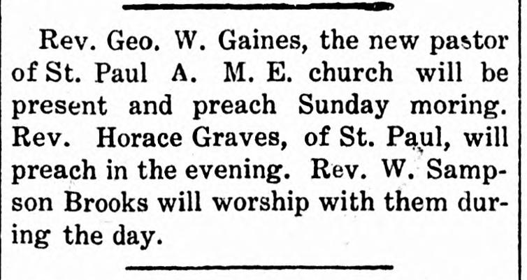 Gaines, George W.