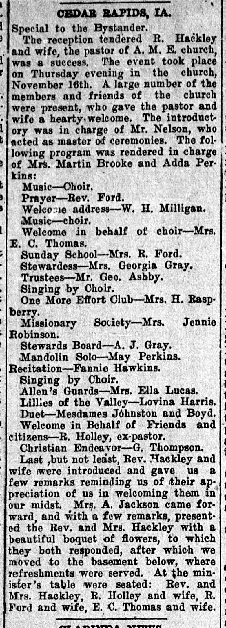 Hackley, Robert Henry