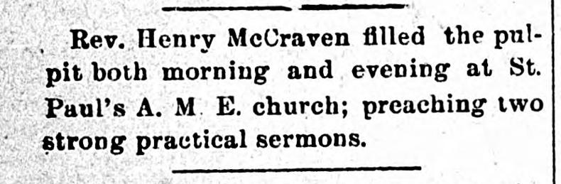 McCraven, Henry