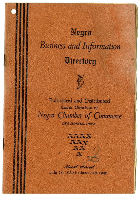Overview of businesses and establishments that welcome business from clients or customers regardless of race. Printed by Robert Patten.