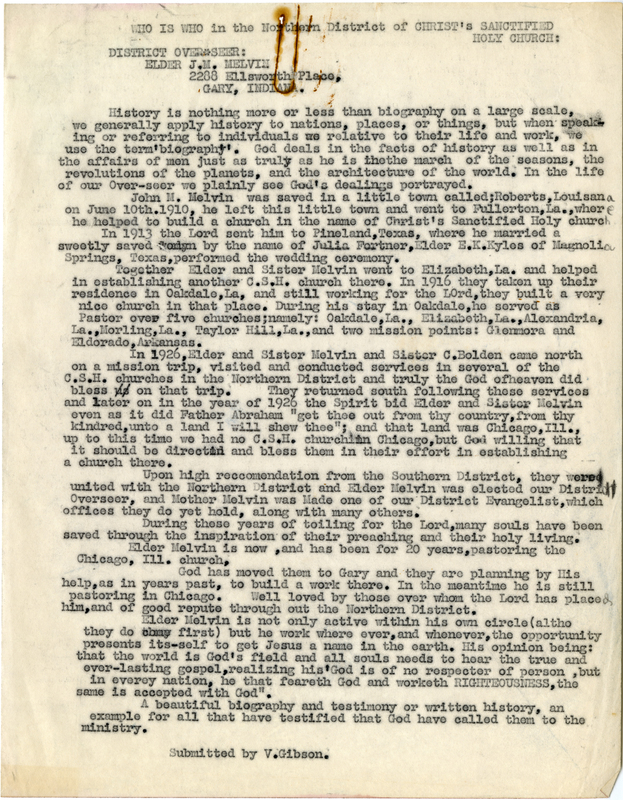 Gibson edited the Youth Column.