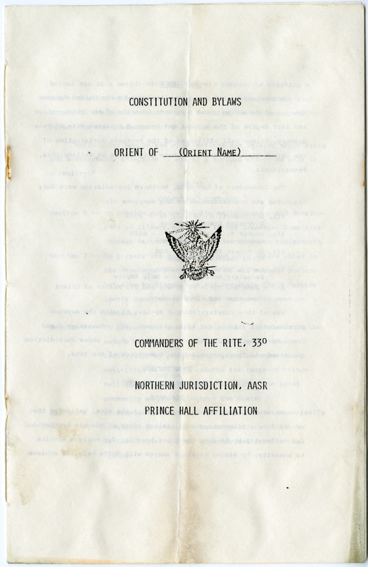 Describes organizational structure and rules of AASR, PHA.