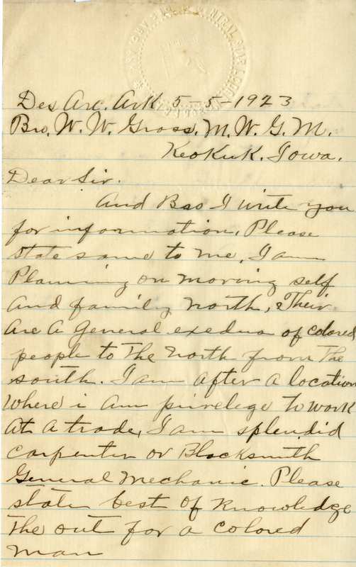 Correspondence Between W. W. Gross And Chas. E. Gillette