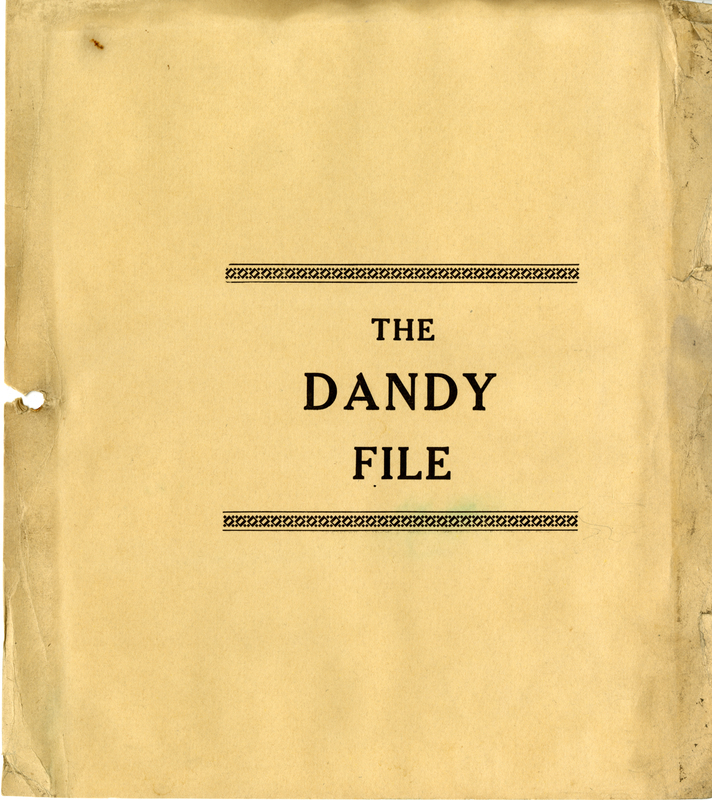 Various letters and documents.