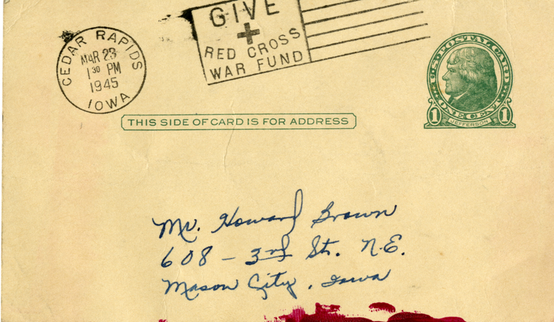 Correspondence Between Carl Culberson And Howard Brown