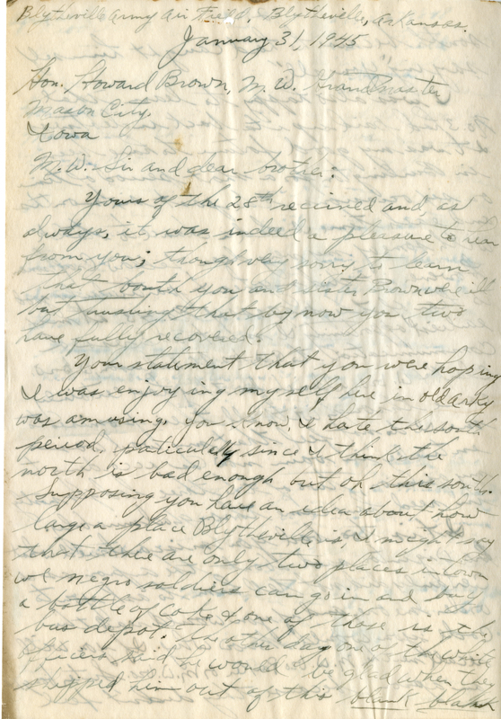 Mays includes his rank, private first class (pfc.).