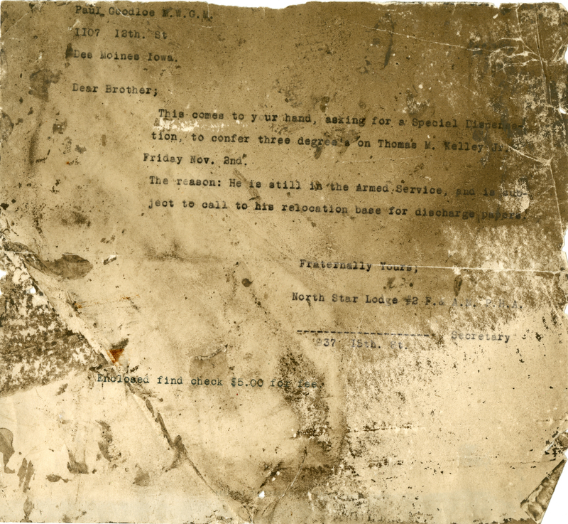 Flood damage: some of the document is illegible.