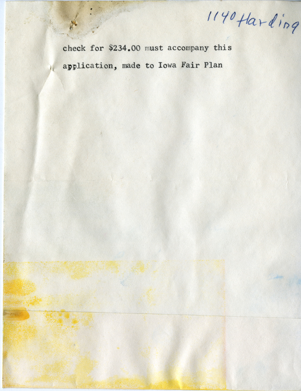 Iowa Fair Plan Application For Property Insurance Placement