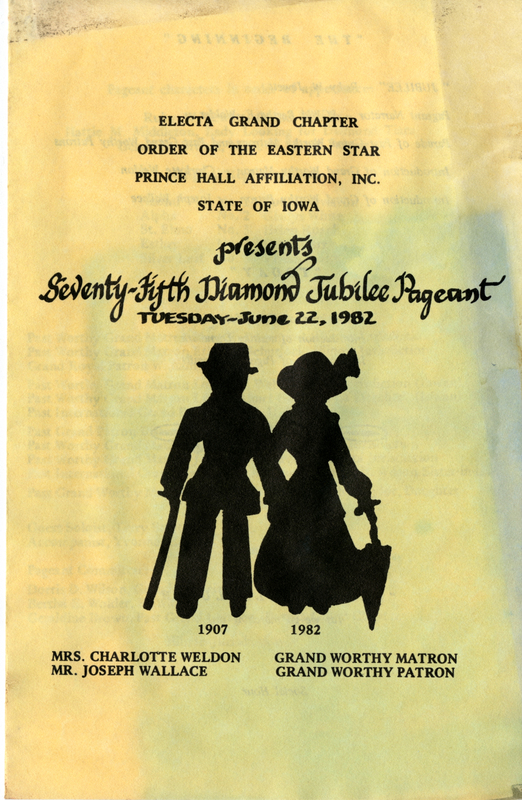 Seventy-Fifth Diamond Jubilee Pageant Program