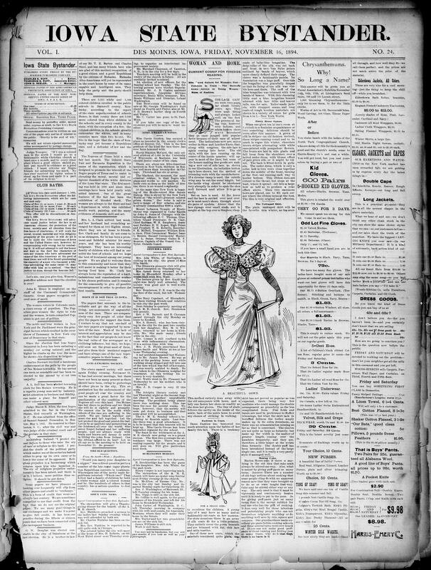 Contents include but are not limited to Ottumwa news, Burlington news, fashion, Albia news, Oskaloosa news, Muchakincok news, Mt. Pleasant news, Armenian genoicide, crimes, Thanksgiving holiday, and other topics.