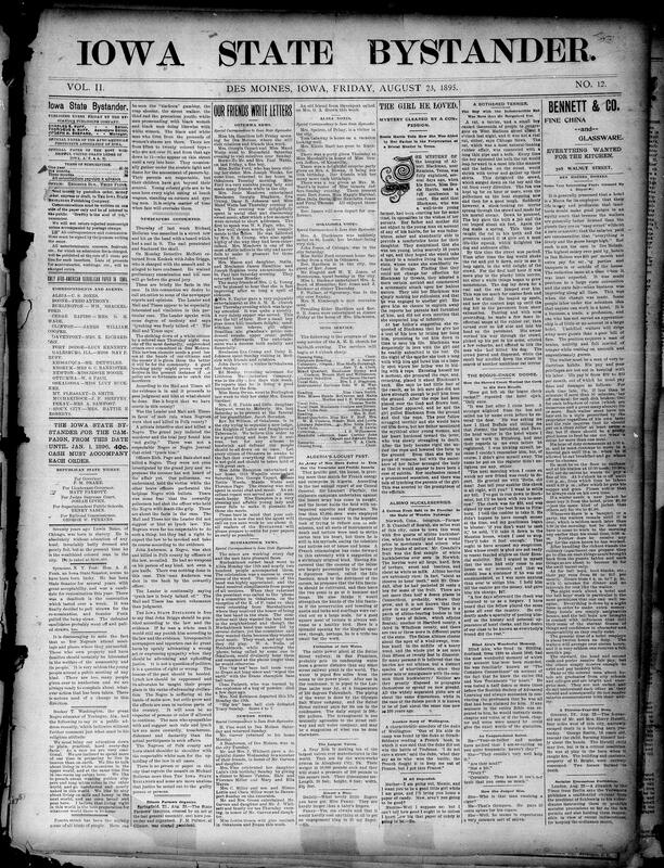 Contents include but are not limited to murders, local news, Algeria's Locust issue, huckleberry varieites, utilization of sea water, violence, robbery,  the collapse of the Chicago coliseum, veterans protests, Hawaii, banking politics, and other topics