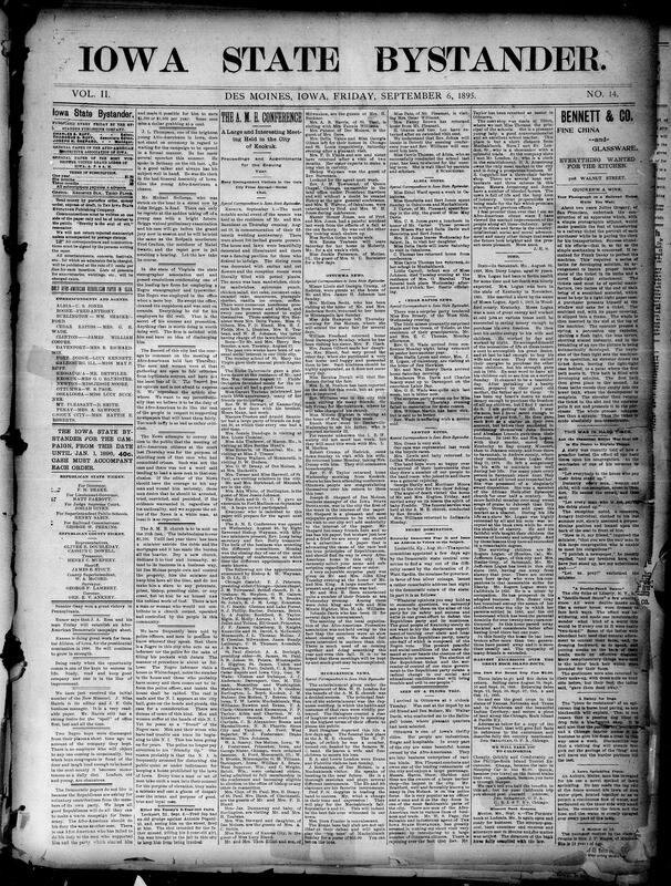 Contents include but are not limited to local news, converences, Black voters in Kentucky, Mexico, Turkey politics, lack of Armenian reforms, bull fighting in Colorado, Cuban rebellion, war in Brazil, Saloon laws, Black rights, and other topics