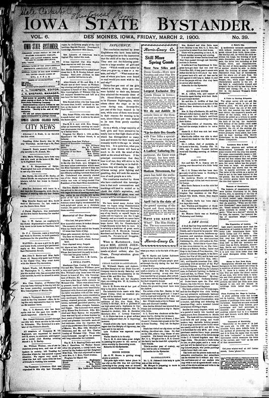 Contents include but are not limited to English study on children's aspirations and education, new book about African American military history, community news (Knoxville, Boone, etc.), Ladysmith town relieved by Buller's forces, General Buller captures Pieter's Hill, British army casualties, American cavalry ambushed near San Fernando de la Union, and other topics.
