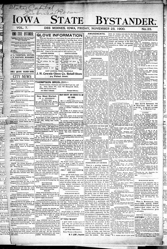 Contents include but are not limited to Colorado newspaper condemns a mob for burning Black man at the stake, community news (Cedar Rapids, Saylor, etc.), ex-President Kruger receives a warm welcome in France, Chinese imperial edict punishes officials for encouraging Boxer rebellion, tornado kills and injures dozens in Mississippi, foreign envoys consider China's punishment edicts unsatisfactory and demand for more, and other topics.