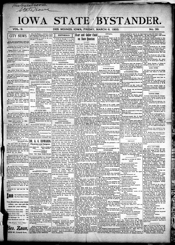 Contents include but are not limited to fairness of a murder trial is questioned by editorial, young boy killed in machinery accident, President Roosevelt re-nominates William Crum despite Senate's previous rejection, community news (Dubuque, Muchakinock, etc.), bank robbery, Iowa miners vote for defense fund and co-op stores, multi-million dollar packing plant to built in Sioux City, and other topics.