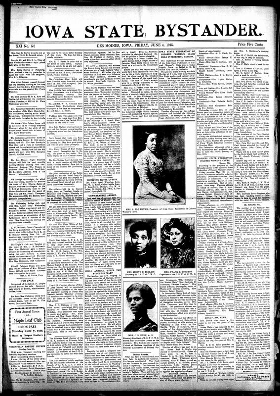 Contents include but are not limited to police raid Black pool hall and arrest dozens unjustly, argument against the U.S. joining the ongoing World War, 14th annual convention of the IFCWC, community news (Macon, St. Joseph, etc.), Greece large influx of refugees, Tenedo island impacted by war, British nurse wounded in war, new inventions, and other topics.