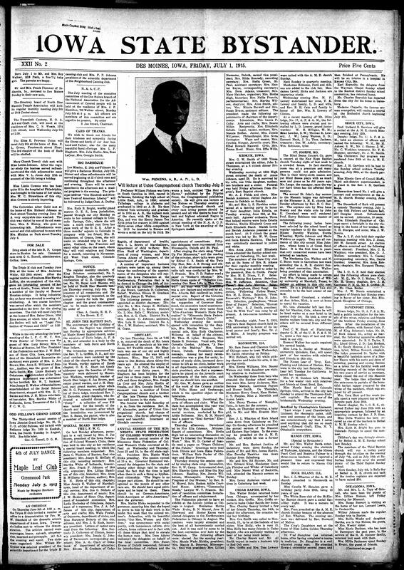 Contents include but are not limited to NAACP meeting announcement, St. John Baptist day celebration, IFCWC special board meeting, community news (St. Joseph, Keokuk, etc.), Department of Agriculture debunks ptomaine risk in frozen fish, Naval Academy faces honor crisis from exam cheating, fly control tips, and other topics.