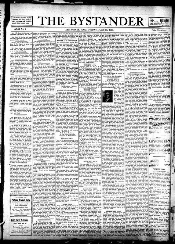Contents include but are not limited to Masonic announcements, Baptist conventions, community news (Dubuque, Colfax, etc.), news editors’ observations, health hints, German U-boat (U-202) escapes destroyer and net, France attacks against Germany and other topics.