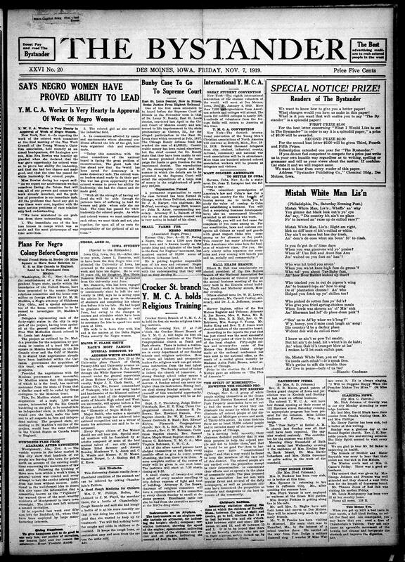 Contents include but are not limited to Y.W.C.A. affirms Black women's leadership, Dr. Leroy Bundy's riot conviction goes to Supreme Court, Y.M.C.A. to hold major student and international conventions, Cuba invites Black Americans to settle and do business, and other topics.