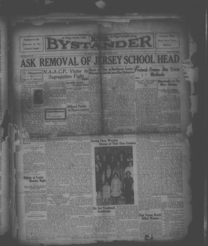 Iowa’s Bystander newspaper (going by various titles throughout the years) was established in Des Moines, Iowa in 1894. The weekly newspaper served as the voice of Iowa’s African American community and covered a variety of local, national, and occasionally international matters. Topics focused on the Black community and was founded with this intent. The newspaper went by various titles throughout the years including: Iowa State Bystander, Iowa Bystander, The Bystander, and The New Iowa Bystander.